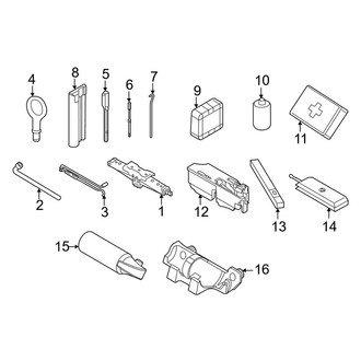 Land Rover OE - Rear Body & Floor - Jack & Components