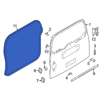 Land Rover OE - Rear Inner Door Seal