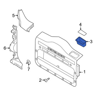 Land Rover OE - Center Right Door Trim Panel Pocket