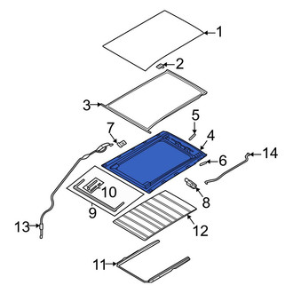 Land Rover OE - Sunroof Frame