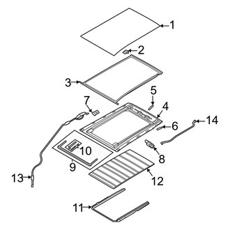 Land Rover OE - Roof - Canvas Sunroof (X 2 Doors)