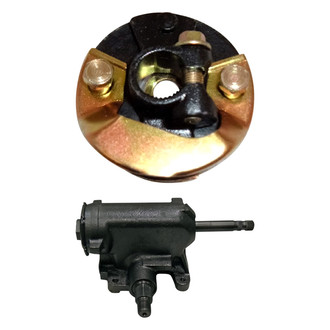 Lares® - 2-Pc Manual Steering Gear Box Kit