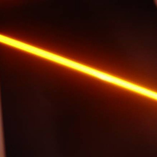  Lazer Star® - 12" BilletLED™ Amber Black LED Strip