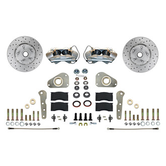 LEED Brakes® - Drilled and Slotted Front Disc Brake Conversion Kit