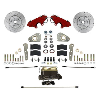 LEED Brakes® - Drilled and Slotted Front Disc Brake Conversion Kit