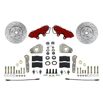 LEED Brakes® - Drilled and Slotted Front Disc Brake Conversion Kit