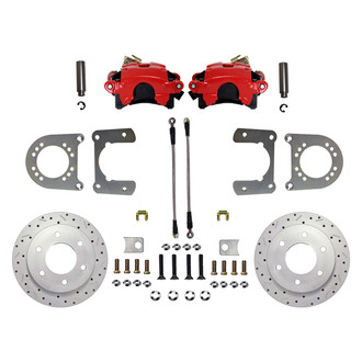 LEED Brakes® - Drilled and Slotted Rear Disc Brake Conversion Kit