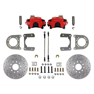 LEED Brakes® - Drilled and Slotted Rear Disc Brake Conversion Kit