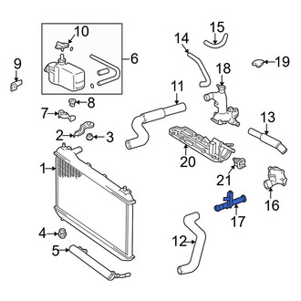 Lexus OE - Engine Coolant Pipe