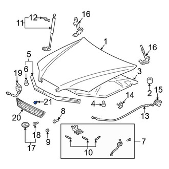 Lexus OE - Grille Nut