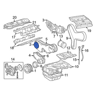 Lexus OE - Inner Upper Engine Timing Cover