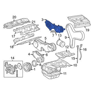 Lexus OE - Lower Engine Timing Cover