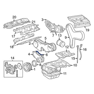 Lexus OE - Upper Engine Timing Cover Gasket