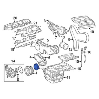 Lexus OE - Front Engine Crankshaft Seal