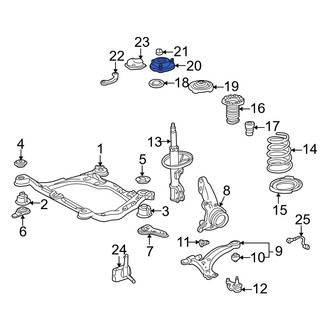 Lexus OE - Front Left Suspension Strut Mount