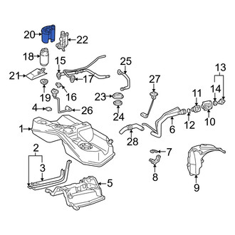 Lexus OE - Fuel Pump Filter