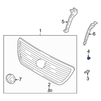Lexus OE - Grille Nut