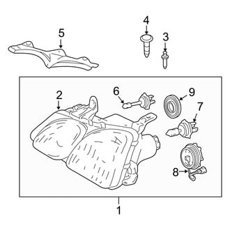 Lexus OE - Front Lamps - Headlamp Components