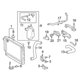 Lexus OE - Cooling - Radiator & Components