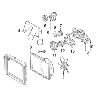 Lexus OE - Cooling - Belts & Pulleys