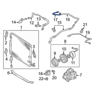 Lexus OE - A/C Refrigerant Discharge Hose