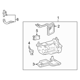 Lexus OE - Air Conditioner & Heater - Heater Components (Front)