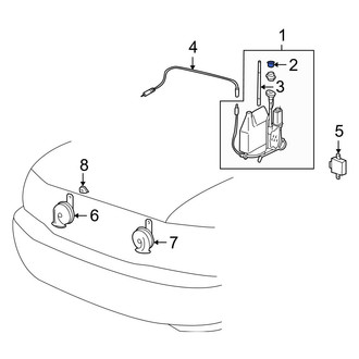 Lexus OE - Radio Antenna Base Nut