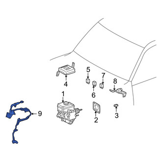 Lexus OE - Rear Right ABS Wheel Speed Sensor