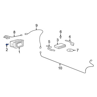 Lexus OE - GPS Navigation System Bolt