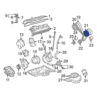 Lexus OE - Left Engine Timing Camshaft Gear