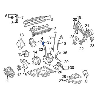 Lexus OE - Engine Oil Cooler Line