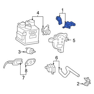 Lexus OE - Exhaust Gas Recirculation (EGR) Vacuum Delay Valve