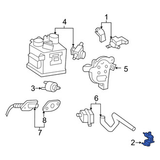 Lexus OE - Exhaust Gas Recirculation (EGR) Vacuum Delay Valve