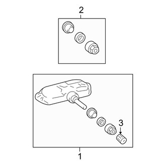Lexus OE - Wheels - Tire Pressure Monitor Components