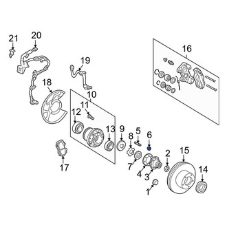 Lexus OE - Axle Nut Washer