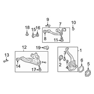 Lexus OE - Front Suspension - Suspension Components