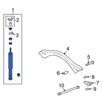 Lexus OE - Front Suspension Shock Absorber