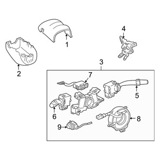 Lexus OE - Steering Column - Shroud, Switches & Levers