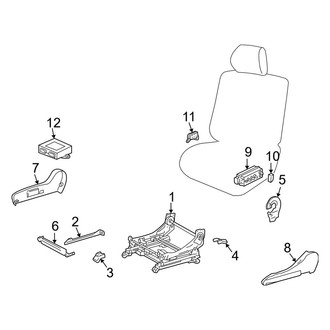 Lexus OE - Seats & Tracks - Tracks & Components (Front Seats)