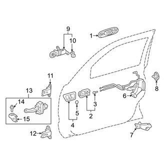 Lexus OE - Front Door - Lock & Hardware