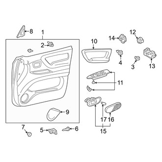 Lexus OE - Front Door - Interior Trim
