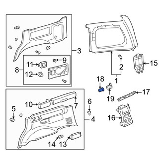 Lexus OE - Rear 12 Volt Accessory Power Outlet