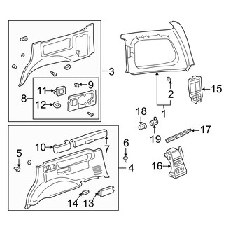 Lexus OE - Quarter Panel - Interior Trim