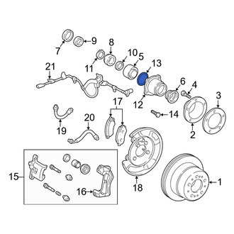 Lexus OE - Front Right Drive Axle Shaft Seal