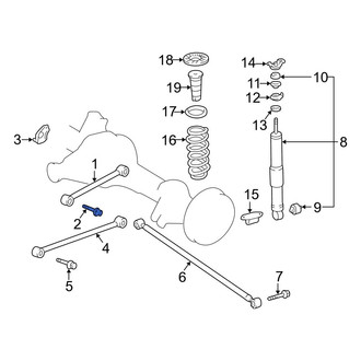 Lexus OE - Rear Lower Suspension Control Arm Bolt