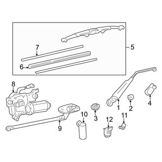 Lexus OE - Lift Gate - Wiper & Washer Components