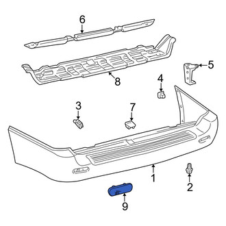 Lexus OE - Rear Right Reflector Panel