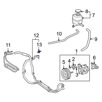 Lexus OE - Front Power Steering Pressure Sensor