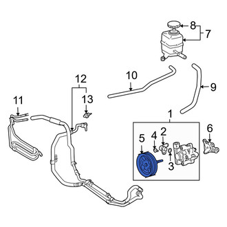 Lexus OE - Power Steering Pump Pulley