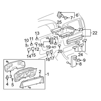 Lexus OE - Instrument Panel - Cluster & Switches